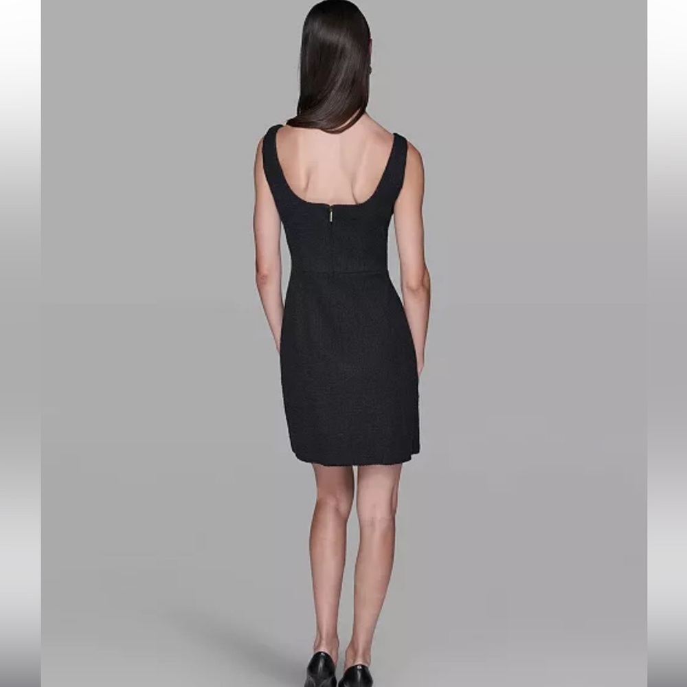 NWT KARL LAGERFELD PARIS
Women's Square Neck Sheath Dress - Picture 5 of 9